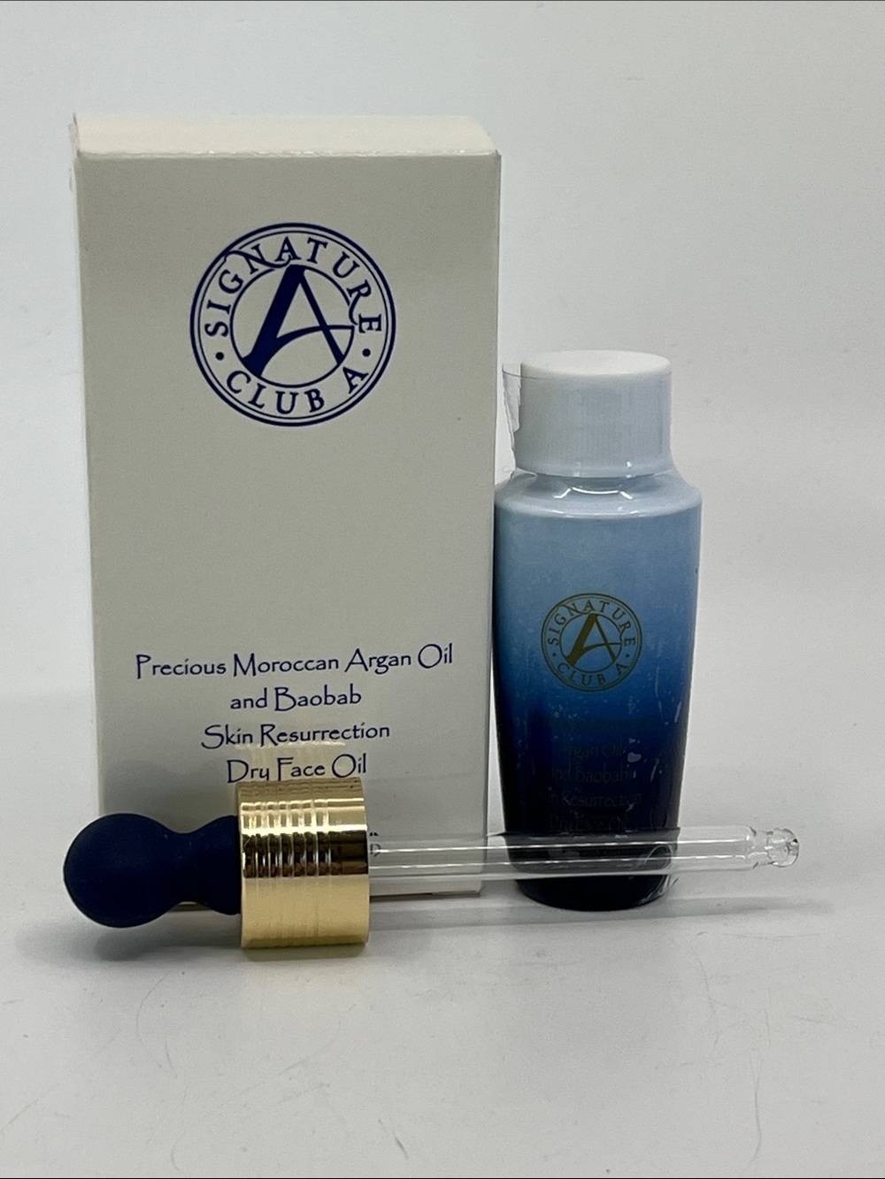 Signature Club A Dry Face Oil – Precious Moroccan Argan & Baobab - 1 Oz.
